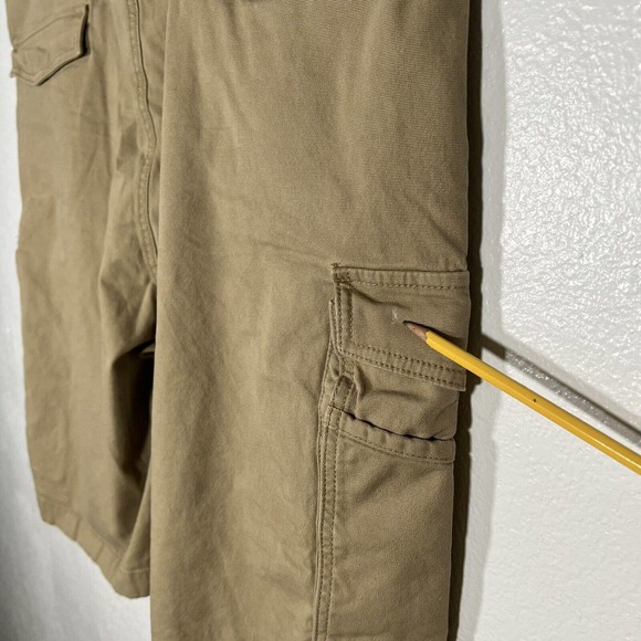Carhartt Cargo Relaxed Fit Khaki Tan Work Shorts Mens Size 46 Cotton Spandex - Picture 5 of 10